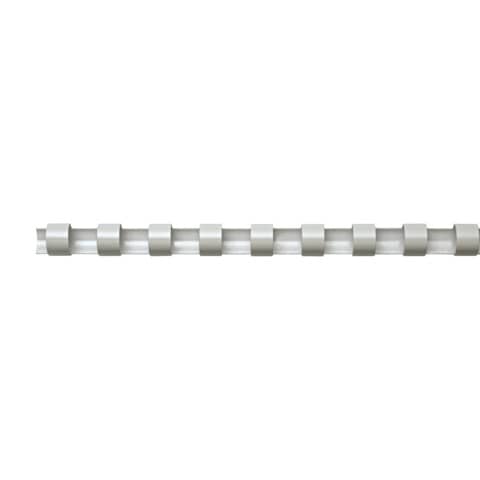 Dorsi plastici FELLOWES bianco ad anello tondo 8 mm - 21-40 fogli conf.100 - 5345406